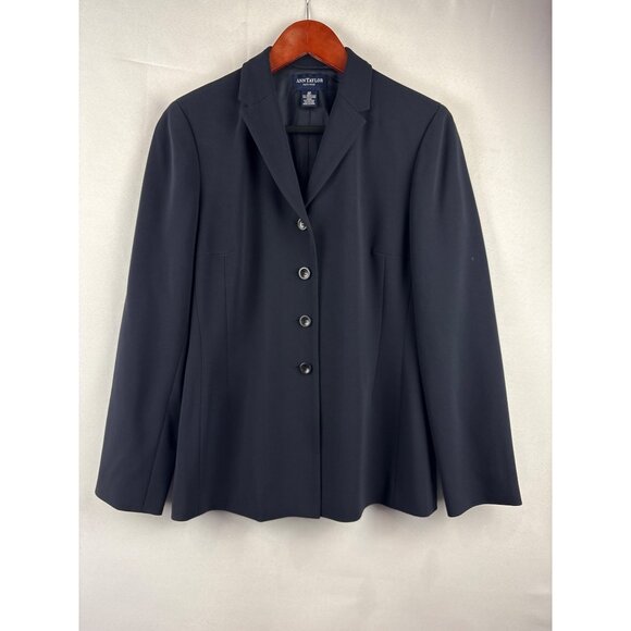Ann Taylor Jackets & Blazers - Ann Taylor Womens Black Blazer Jacket Size 6P Polyester/Rayon Blend